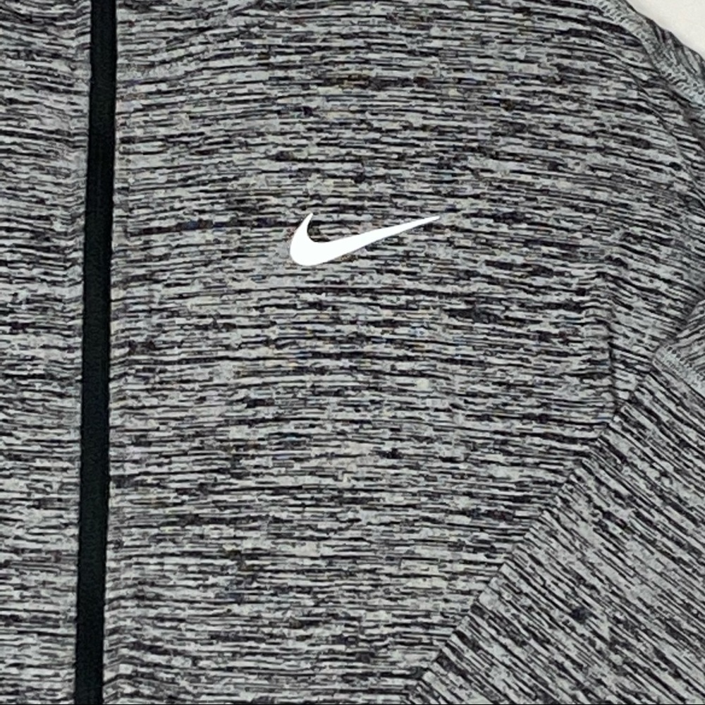 Nike Black Heather Therma Sphere Element L/S ZipRunning Hood XS - Picture 4 of 13